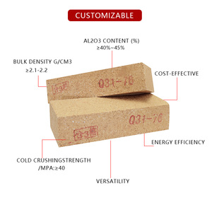 ISO 9001 gạch đất sét nung mật độ cao Chịu axit 1500 ℃ cho lò công nghiệp/Lò hơi dịch vụ xử lý cắt tùy chỉnh - Product Image 6