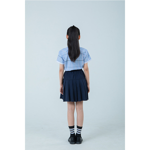 卸売子供制服セットカスタムポロTシャツとショート制服夏子供制服