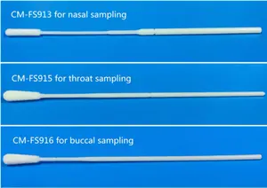 Disposable Medical Dna Sample Collection Pharyngeal Nasal Medical Transport Swab