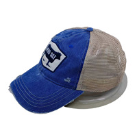 Casquette de baseball vintage kaki avec logo personnalisé, broderie, fermeture snapback réglable, unisexe, en sergé de coton, style trucker, pour sports de plein air
