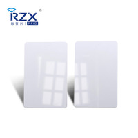 Nueva tendencia Tarjeta Suministro de fábrica CR80 Tamaño MIFARE Classic 1K 13,56 MHz Tarjeta de plástico de PVC en blanco RFID imprimible