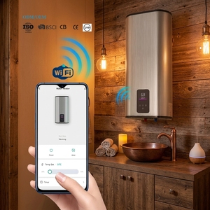 Thermostat Wi-Fi pour <span class=keywords><strong>chauffe</strong></span>-<span class=keywords><strong>eau</strong></span> intelligent à chauffage rapide, <span class=keywords><strong>chauffe</strong></span>-<span class=keywords><strong>eau</strong></span> électrique à accumulation émaillée pour douche - Product Image 1