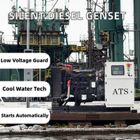 Générateurs diesel refroidis par eau triphasés 64 kW 80 kW 200 kW, moteur Wechai, 50/60 Hz, ATS, alternateur 100 % cuivre, 1800 tr/min, commande à distance