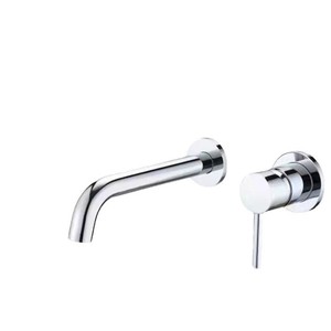 Grifo de lavabo montado en la pared, núcleo de válvula de cerámica totalmente de cobre, unidad individual para fregaderos y lavabos - Product Image 1
