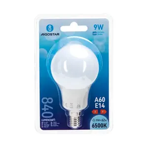 Bombilla LED A60 E14 9W, luz cálida, eficiencia energética, larga duración; ideal para iluminar hogares y oficinas. - Product Image 2