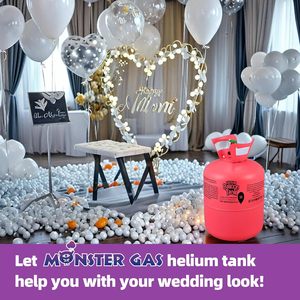 Monstergas 7L High Pressure Iron <b>Helium</b> <b>Tank</b> for Home <b>Balloons</b> 30 Latex <b>Balloons</b> Free Shipping Small <b>Helium</b> <b>Tanks</b> - Product Image 5