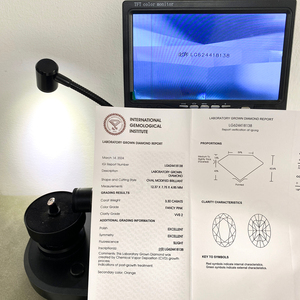 Diamantes Artificiales Personalizados de 3.3 Quilates, Corte Ovalado, VVS2, Diamantes de Laboratorio con Certificación IGI, Fabricación de Joyería con Diamantes al por Mayor - Product Image 5