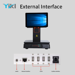 Kỹ thuật số Trọng lượng Quy mô tiền mặt đăng ký POS hệ thống màn hình cảm ứng tất cả trong một điện tử có trọng lượng Quy mô với máy in Fob giá tham khảo - Product Image 3