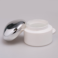 Ensemble d'emballages cosmétiques personnalisés et créatifs en verre pour soins de la peau, flacon de lotion, pot d'essence et de crème avec couvercle nuage imprimé sérigraphié