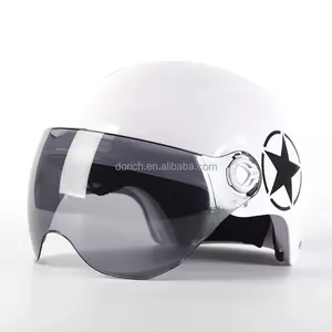 Casco classico tedesco Motorradhelm di alta qualità per <span class=keywords><strong>Kask</strong></span> Men <span class=keywords><strong>bici</strong></span> elettrica casco Vintage moto - Product Image 3