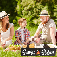 Poli S'mores Station Box Kit Rustique Camping Décor Caddy De Stockage pour Fire Pit Maker Ferme Cuisine Bar Titulaire BBQ Caractéristiques