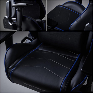 Sillas Chaise de Gaming Bleu PU Cuir Dossier Haut Dxracers Chaise de Gaming Jeu d'Ordinateur de Luxe Accoudoirs Rembourrés Chaise de <span class=keywords><strong>Bureau</strong></span> - Product Image 2