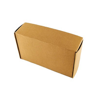 Boîte cadeau en carton ondulé de petite taille, impression personnalisée sur une face, peut être imprimée des deux côtés, articles d'emballage recyclables