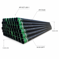 Tuyau de revêtement sans soudure API 5CT J55 K55 N80 L80 P110 de 9 5/8 à 13 3/8 pouces BTC EUE R1 R3 pour le forage de puits de pétrole et de gaz