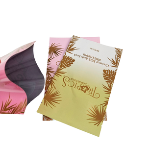 Sachets d'emballage en plastique thermoscellés à 3 côtés de taille personnalisée 2ml-3ml Sachet pour masques de sel de bain Échantillons de lotion Feuilles de masque crème - Product Image 3