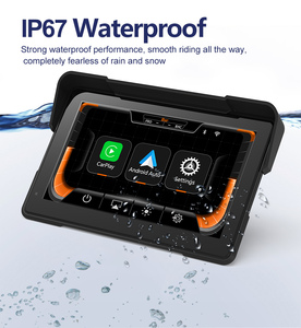 7 pouces étanche IP67 GPS navigateur Carplay Android Auto Support miroir lien TPMS BT connexion tactile <span class=keywords><strong>Navigation</strong></span> pour vélo - Product Image 4