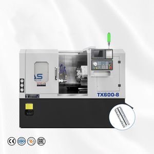 Syntec Prower tourelle meilleur prix TX600-8 mandrins hydrauliques citoyen cnc auto tour machine - Product Image 1