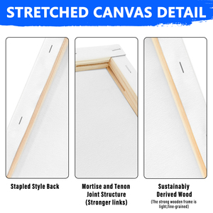 Forniture <span class=keywords><strong>per</strong></span> Artisti Confezione da 10 Tele Intelaiate <span class=keywords><strong>per</strong></span> Pittura, 28x35 cm <span class=keywords><strong>Tela</strong></span> <span class=keywords><strong>Rettangolare</strong></span> Bianca con Tripla Preparazione <span class=keywords><strong>per</strong></span> Pittura a Olio e Acrilico - Product Image 5