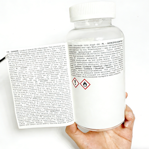 Étiquettes personnalisées à <span class=keywords><strong>double</strong></span> couche, pliables, écologiques, autocollantes en vinyle imperméable avec zone à gratter pour flacon de vitamines - Product Image 2