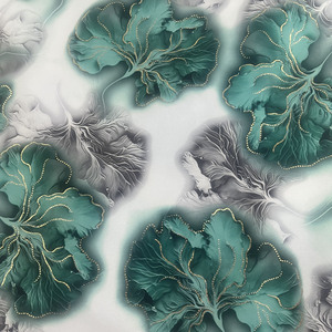 Nuova alta qualità 4 vie tessuto in poliestere elasticizzato stampa digitale copertura in tessuto con oro per le donne abbigliamento estivo - Product Image 2