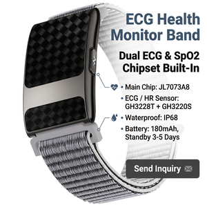 Pulsera Inteligente de Metal con Rastreador de Actividad, Venta al Por Mayor OEM, Directo de Fábrica, Logotipo Personalizado, Sin Pantalla, Resistente al Agua IP68, <span class=keywords><strong>para</strong></span> Venta Minorista - Product Image 1