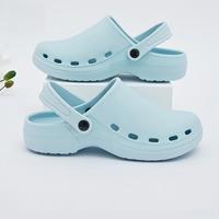 Chaussures de travail en EVA avec embout en acier, prêtes à être expédiées, couleur verte et bleue, antidérapantes, pour usage en usine