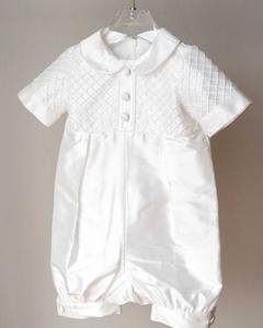 Robe de baptême barboteuse pour bébés garçons robe de baptême pour nouveau-né <span class=keywords><strong>tenue</strong></span> de baptême une pièce - Product Image 3