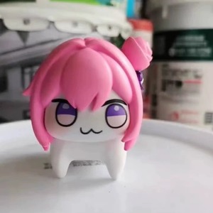 Đồ chơi tượng nữ thần chiến thắng Doro Nikke phiên bản Q có sẵn, hình chó hồng, game anime, đồ trang trí, búp bê nhựa đông lạnh, búp bê nữ thần - Product Image 3