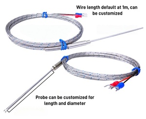 Industriële Rtd <span class=keywords><strong>Thermometer</strong></span> Flexibele Roestvrijstalen Slangklasse Nauwkeurigheid Geïmporteerde <span class=keywords><strong>Pt100</strong></span> Weerstaan Trillingscorrosie Op Maat - Product Image 4