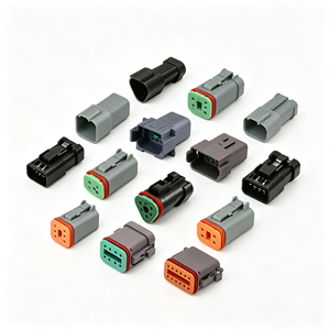 Connecteur Électrique Étanche Mâle-Femelle 2 3 4 6 8 12 Broches, Faisceau de Câblage, Connecteur de Terminal Électrique Série DT, Connecteur Automobile pour Câble Électrique - Product Image 1