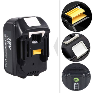 Batterie de remplacement au lithium-ion rechargeable 18V 6.0Ah avec LED pour outils électriques - Product Image 4