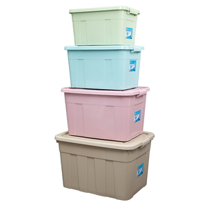 Factory Outlet Storage Box With Wheels Toys Clothes Organiser Multipurpose Plastic Colorful Container