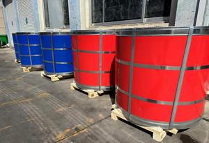 Ral Farbe 0,4mm 0,5mm Dicke PPGI-Spulen, farb beschichtete Stahls pule, Metalldach platten Baustoffe - Product Image 6