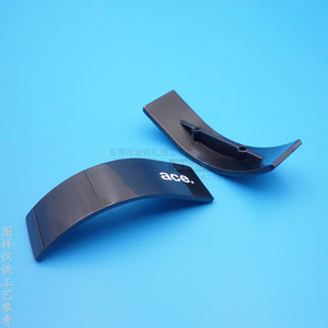 Ace Curved Zinc Alloy Bag Label 55mm Electroplated Protective Luggage <b>Hardware</b> - Product Image 2