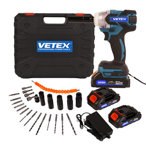 Clé à chocs sans balais Oem <span class=keywords><strong>Vetex</strong></span> 21V Batterie Li-on Batterie 2Ah Puissance longue durée pour réparation automobile Clé de qualité industrielle - Product Image 4