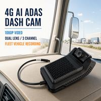 Caméra de tableau de bord 1080P ADAS DSM 5G pour véhicule, double objectif avant/arrière, étanche IP68, caméra de rétroviseur WiFi, enregistreur vidéo Cloud, vision nocturne