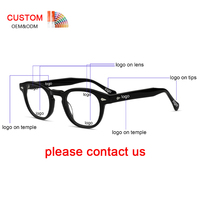 Gafas con Clip Anti Luz Azul Personalizadas, Lentes CR39 Rojas, Amarillas y Naranjas, Clip de Metal Acetato TR90