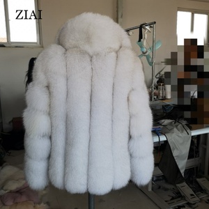 <span class=keywords><strong>Cappotto</strong></span> da <span class=keywords><strong>Donna</strong></span> <span class=keywords><strong>Oversize</strong></span> in Vera Pelliccia di Volpe Stile Western, Caldo e Invernale, Moda di Lusso all'Ingrosso dalla Fabbrica - Product Image 3