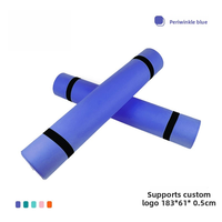 Tapis de yoga en EVA imperméable, résistant à l'humidité et isolant thermiquement, épaisseur 5 mm, poids 350 g, origine Guangdong, modèle EM-PE-1002, direct