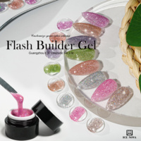 ICE NOVA Flash Gel Builder Poly Nail 15ML Extension Acrylic Gel Wholesale Solid Nail Extension Acrylic Poly Gel