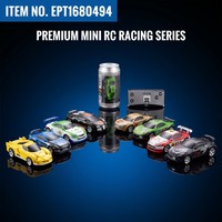 Voiture RC miniature haute vitesse EPT 2,4 GHz style canette de soda, jouet de course micro de poche, véhicule de drift portable, cadeau