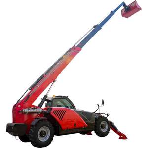 Téléhandler transportable de 4 tonnes, conception portable, construction routière rurale, chargement de matériaux, transport facile, téléhandler diesel - Product Image 3