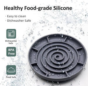 Penjualan laris mangkuk anjing besar pengayaan logo kustom anjing besar 25cm silikon anjing besar pengumpan lambat untuk anjing besar - Product Image 2