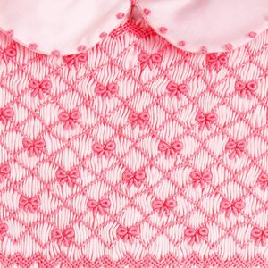 Abito rosa a 2 pezzi con bottoni ricamati a mano e bottoni ricamati con colletto alla <span class=keywords><strong>Peter</strong></span> <span class=keywords><strong>Pan</strong></span> - Product Image 5
