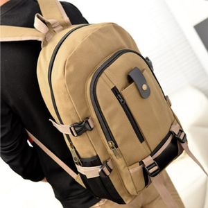 Mochila 2023 para hombre, mochila de lona deportiva de viaje impermeable de negocios informal a la moda - Product Image 6