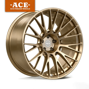 Jantes en alliage d'aluminium forgé personnalisables de 16 à 22 pouces 8J-12J CI-R, finition or satiné pour Toyota Honda VW Ford BYD - Product Image 1