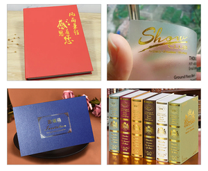 Kỹ thuật số Hot lá vàng dập cách Nhấn máy in bìa cứng PVC thẻ Hộp logo Hot vàng dập lá Máy in máy - Product Image 6