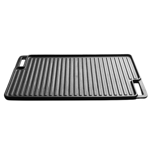 多機能無煙グリルパンプレート屋外キャンプBBQローストパン鋳鉄両面ベーキングパン - Product Image 1