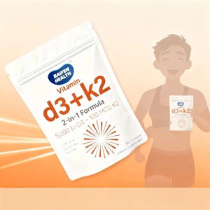 OEM <span class=keywords><strong>Vitamin</strong></span> D3+K2 60 Kapsul <span class=keywords><strong>Softgel</strong></span> untuk Dewasa dengan Dukungan Imunitas dan Umur Simpan 24 Bulan - Product Image 2
