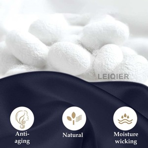 Taie d'oreiller personnalisée avec logo, luxueuse, douce, avec fermeture éclair discrète, imprimée sur mesure, taie d'oreiller de haute qualité en soie, ensemble cadeau - Product Image 4